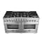 Forno Capriasca Titanium Professional 60In. Freestanding Gas Range FFSGS6260-60 - alternate 4